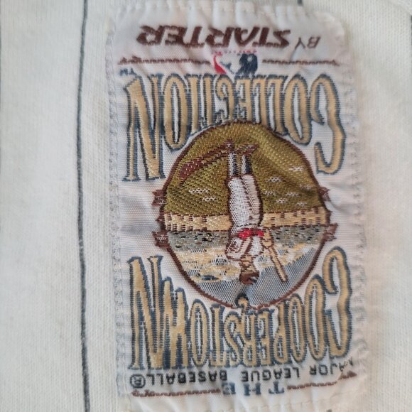 Retro 90s White Sox Jersey by Starter Cooperstown MLB Collection Pinstripe M - Picture 5 of 14